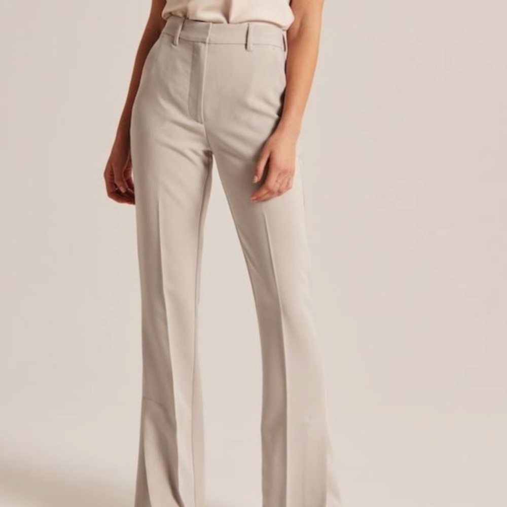 Abercrombie & Fitch Split Hem Flare Trouser Pants